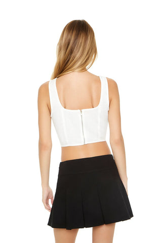 Bow Poplin Crop Top