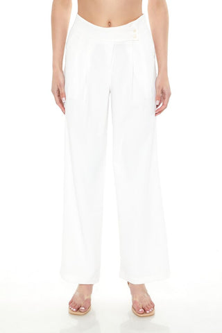 Mid-Rise Straight Pants