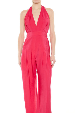 Halter Wide-Leg Jumpsuit
