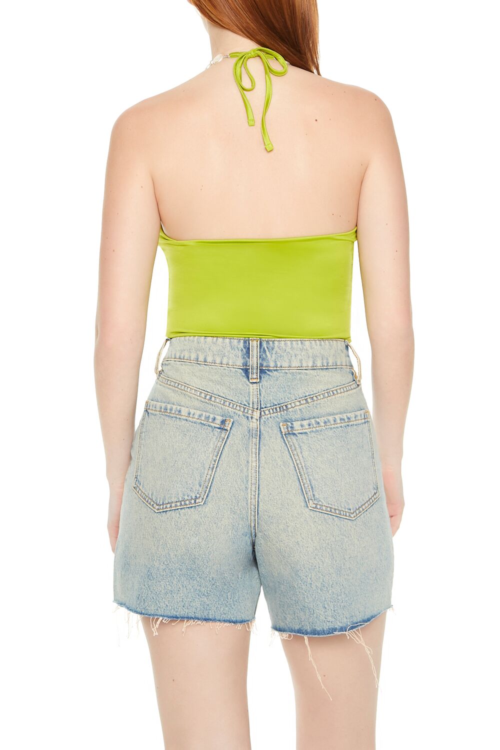  Forever 21 Contour Sculpt Faux Pearl Bodysuit - black - Bonton