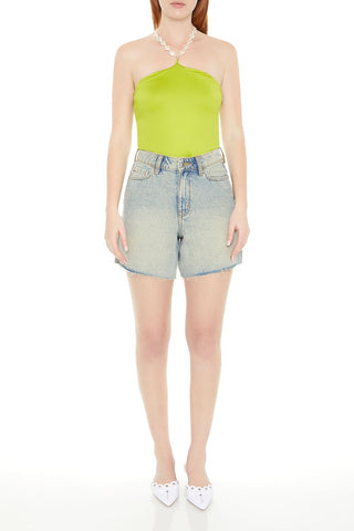 Contour Sculpt Faux Pearl Bodysuit