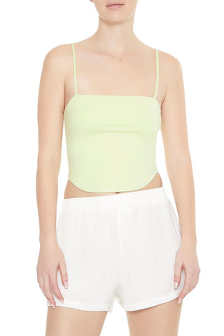 Cropped Dolphin-Hem Cami