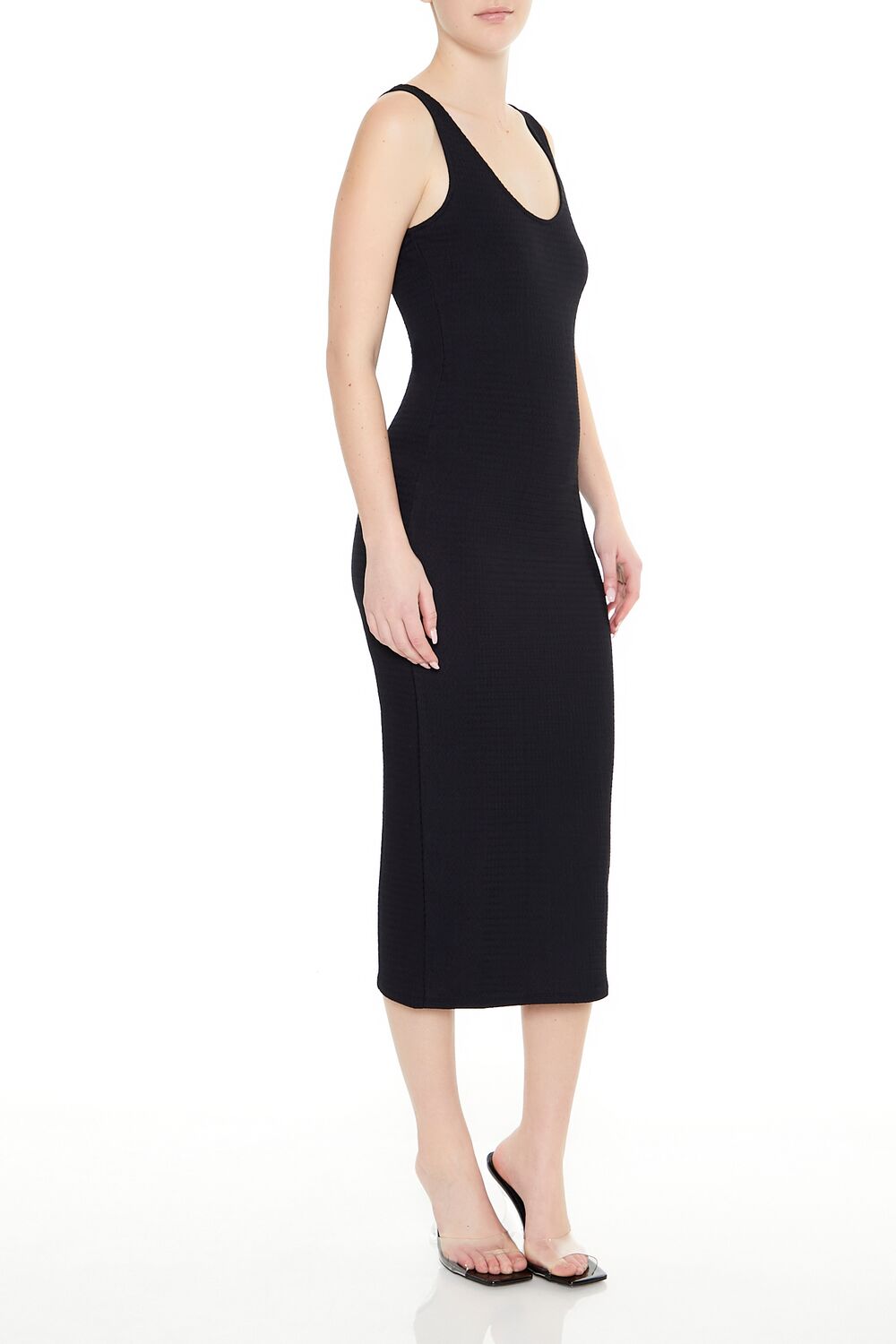  Forever 21 Tank Midi Dress - black-swatch - Bonton