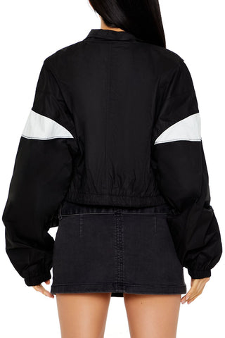 Colorblock Windbreaker Jacket