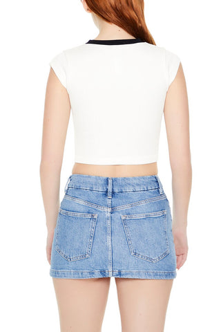 Ribbed Seamless Crop Top