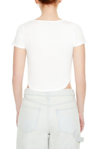 Mineral Wash Cropped Tee