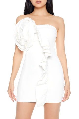 Rosette Mini Tube Dress