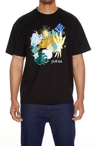 Embroidered Chill Out Graphic Tee