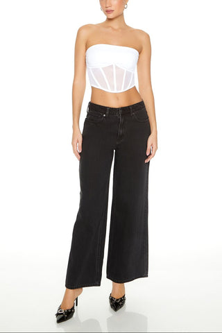 Bratz x F21 Cropped Corset Tube Top
