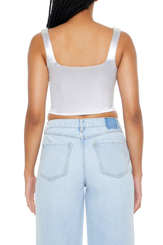 Square-Neck Crop Top