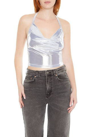 Seamless Halter Crop Top