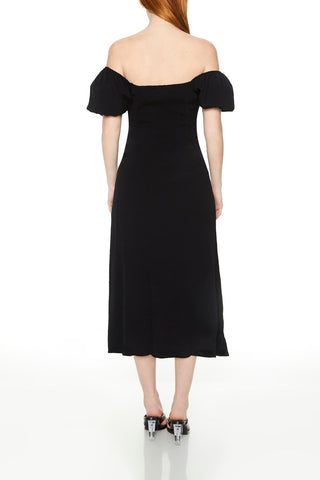 Off-the-Shoulder Midi Dress
