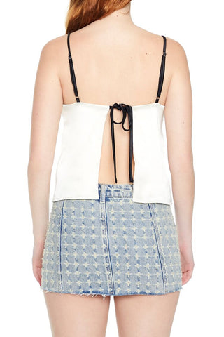 Satin Tie-Back Bow Cami
