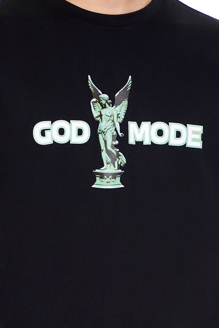  Forever 21 God Mode Graphic Tee - black multi - Bonton