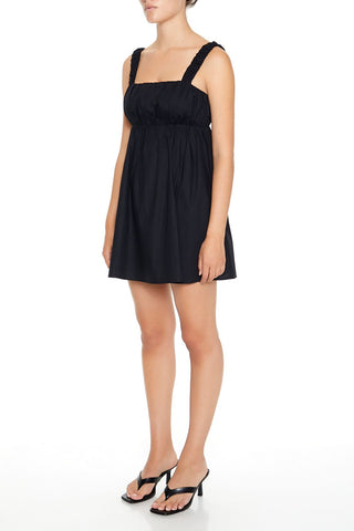 Poplin Babydoll Mini Dress