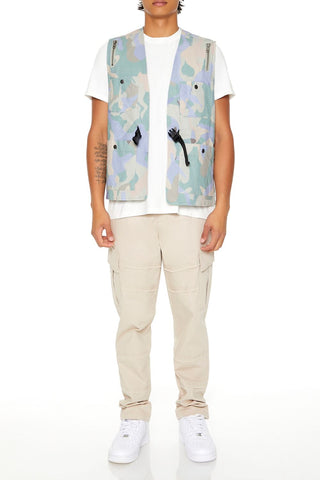 Camo Print Ripstop Vest
