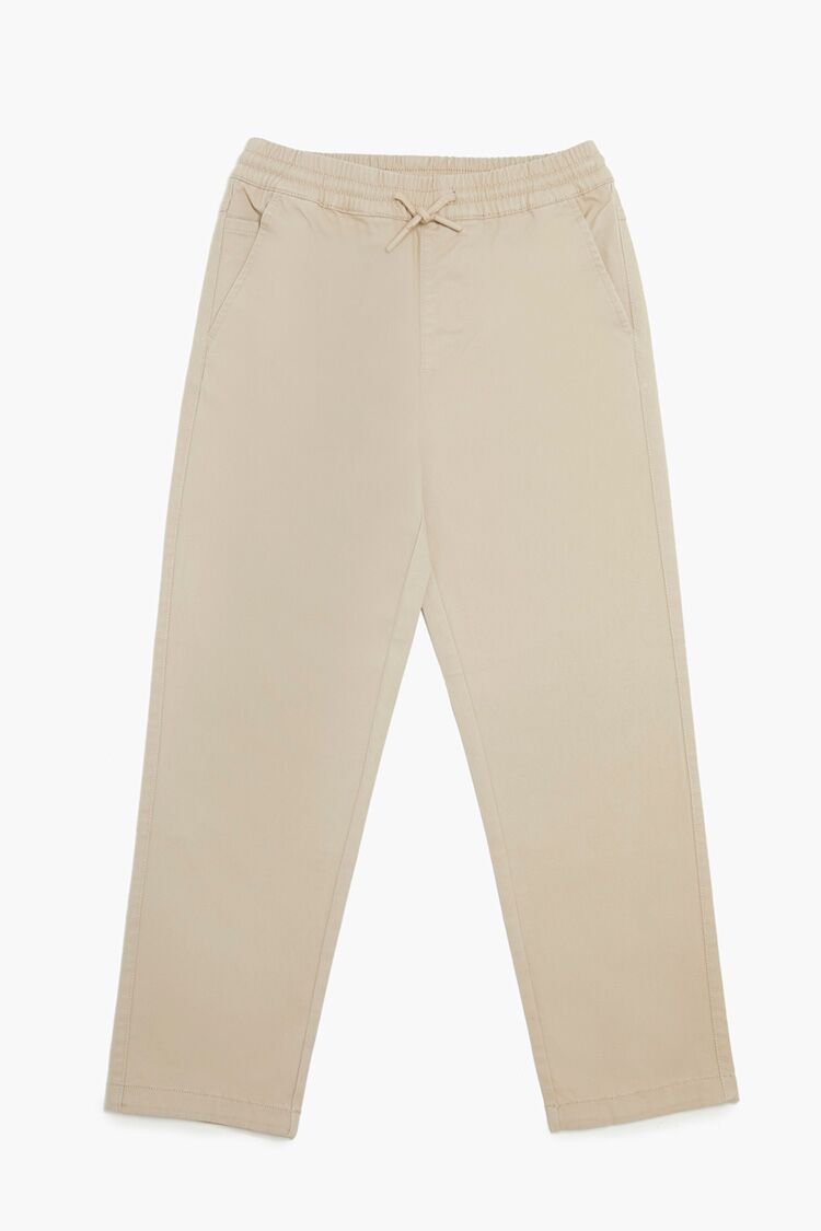  Forever 21 Kids Drawstring Pants (Girls + Boys) - tan - Bonton
