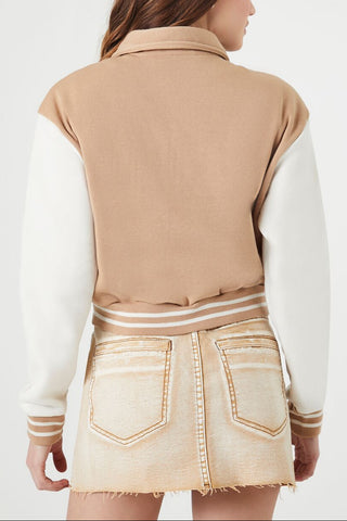 Varsity Letterman Bomber Jacket