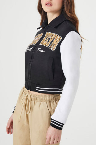 Brooklyn Zip-Up Bomber Jacket
