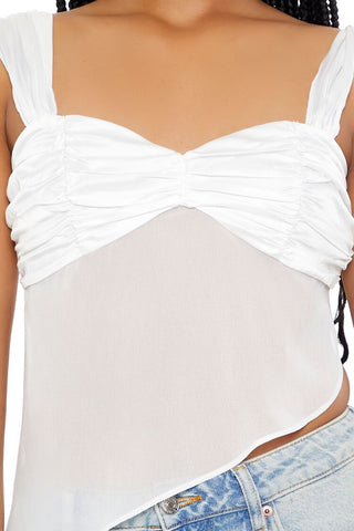 Sweetheart Asymmetrical Top