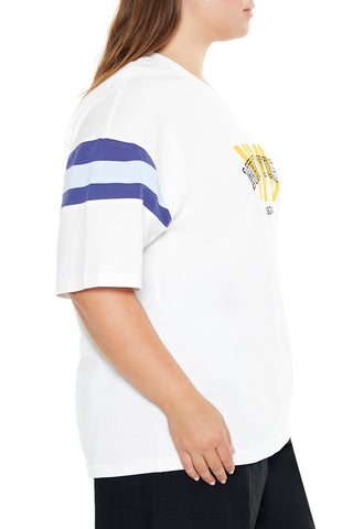 Plus Size Striped New York Tee