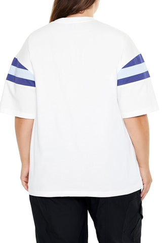 Plus Size Striped New York Tee
