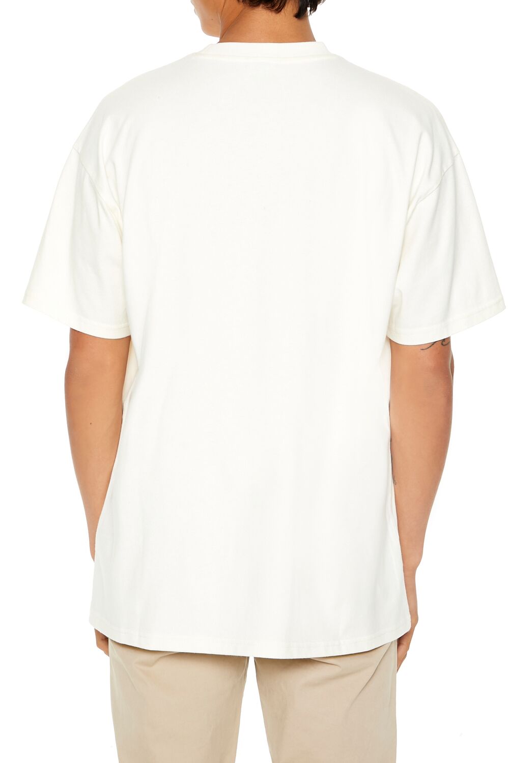  Forever 21 Rhinestone Blessed Kid Tee - cream multi - Bonton