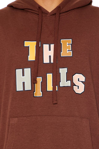 The Hills Printed Chenille Patch Hoodie