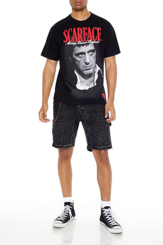 Scarface Puff Print Graphic Tee