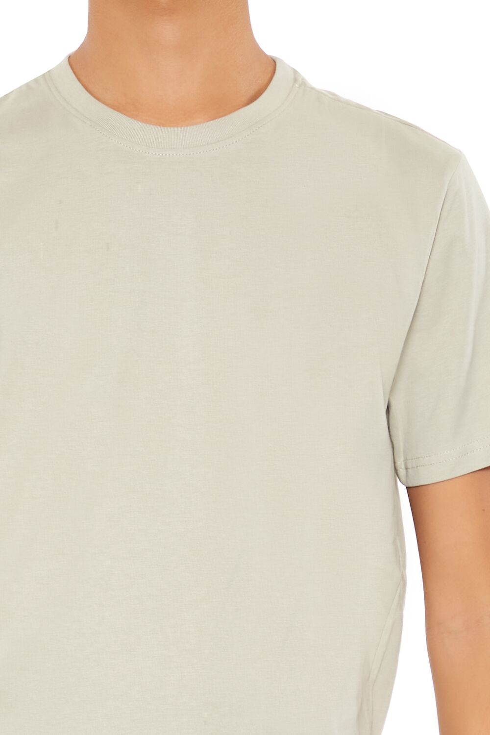  Forever 21 Basic Cotton Crew Tee - steeple grey - Bonton