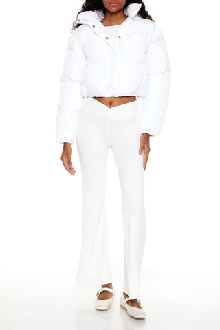 Hooded Cropped Puffer Jacket