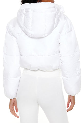 Hooded Cropped Puffer Jacket
