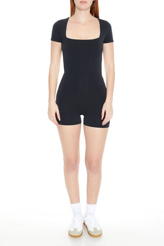 Mineral Wash Cutout Romper