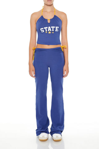 Cropped State Halter Top