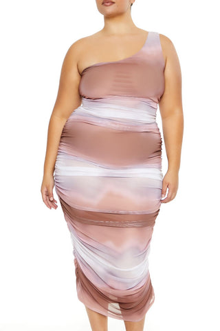 Plus Size Cloud Wash Maxi Dress