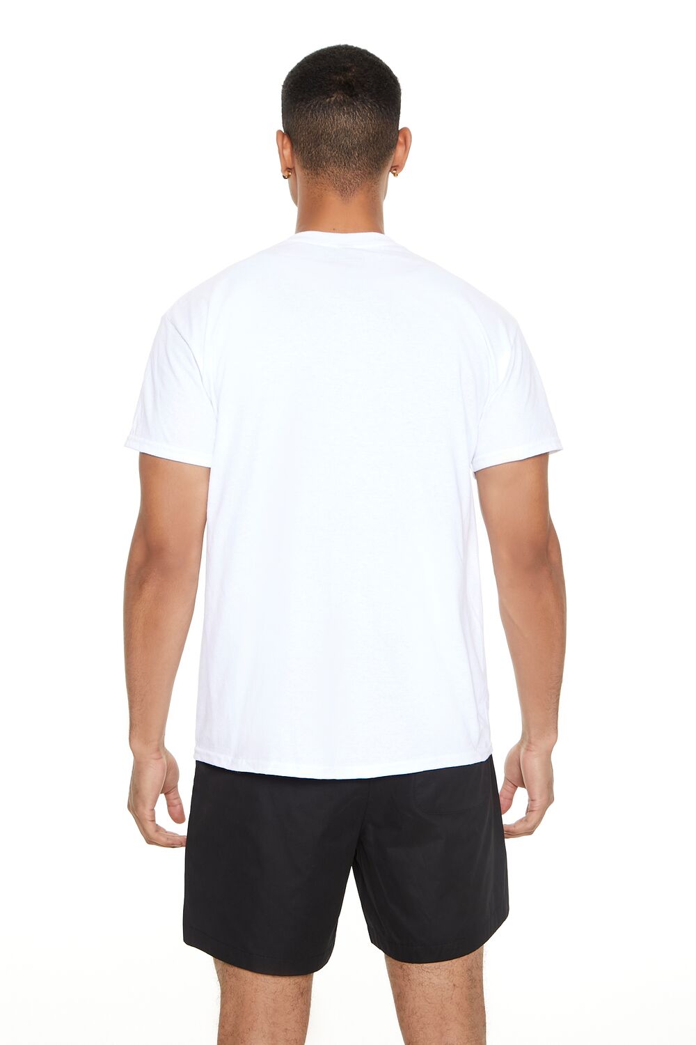  Forever 21 Emotional Support Human Graphic Tee - white black - Bonton