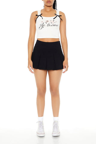 Je Taime Cropped Tank Top