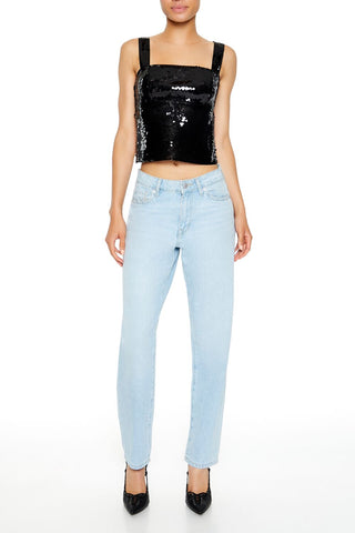 Tie-Back Sequin Top