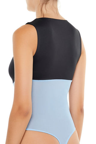 Contour Sculpt Colorblock Bodysuit