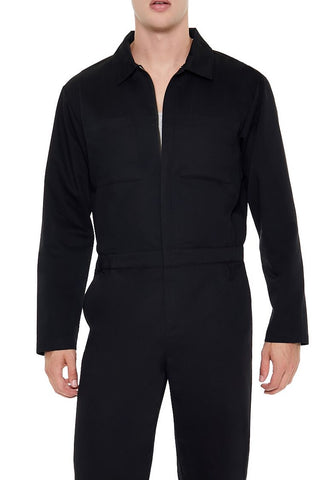 Straight-Leg Zip-Up Coveralls