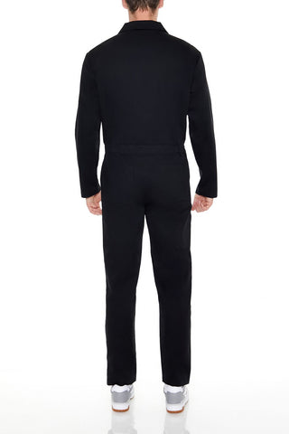 Straight-Leg Zip-Up Coveralls