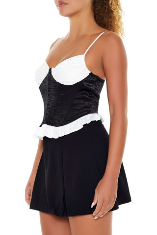 Colorblock Bustier Cami