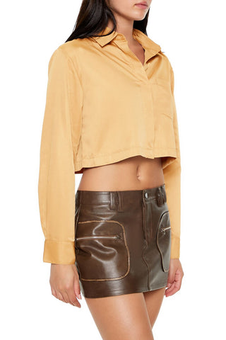 Boxy Cropped Shirt
