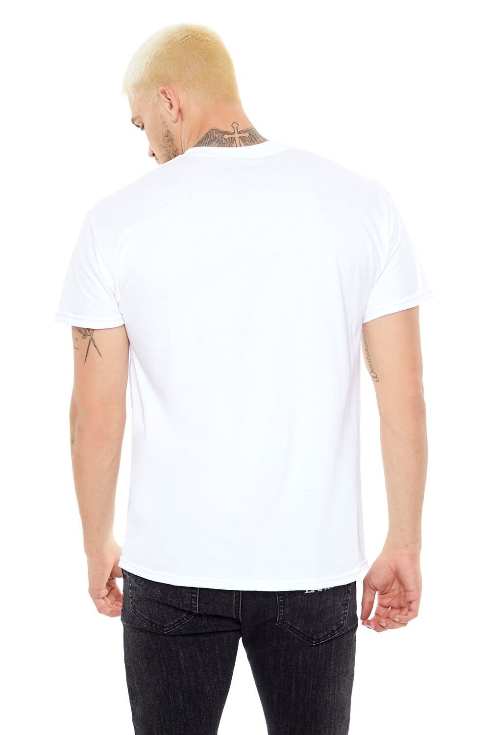  Forever 21 Whiskey Graphic Tee - white multi - Bonton