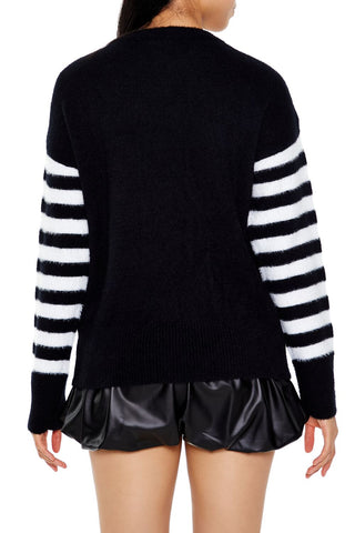 Floral Skull Graphic Sweater