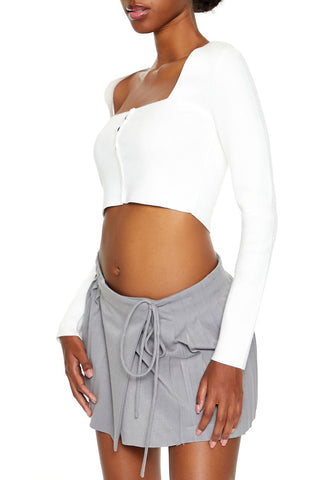 Sweater-Knit Crop Top