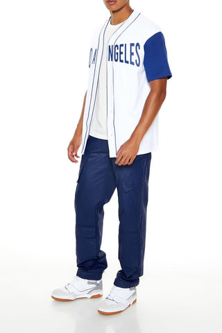 Mid-Rise Wallet Chain Pants