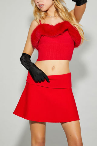 Mean Girls Foldover Mini Skirt