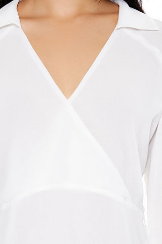 Cutout Surplice Top