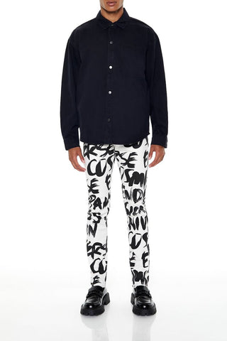 Cotton Curved-Hem Shirt